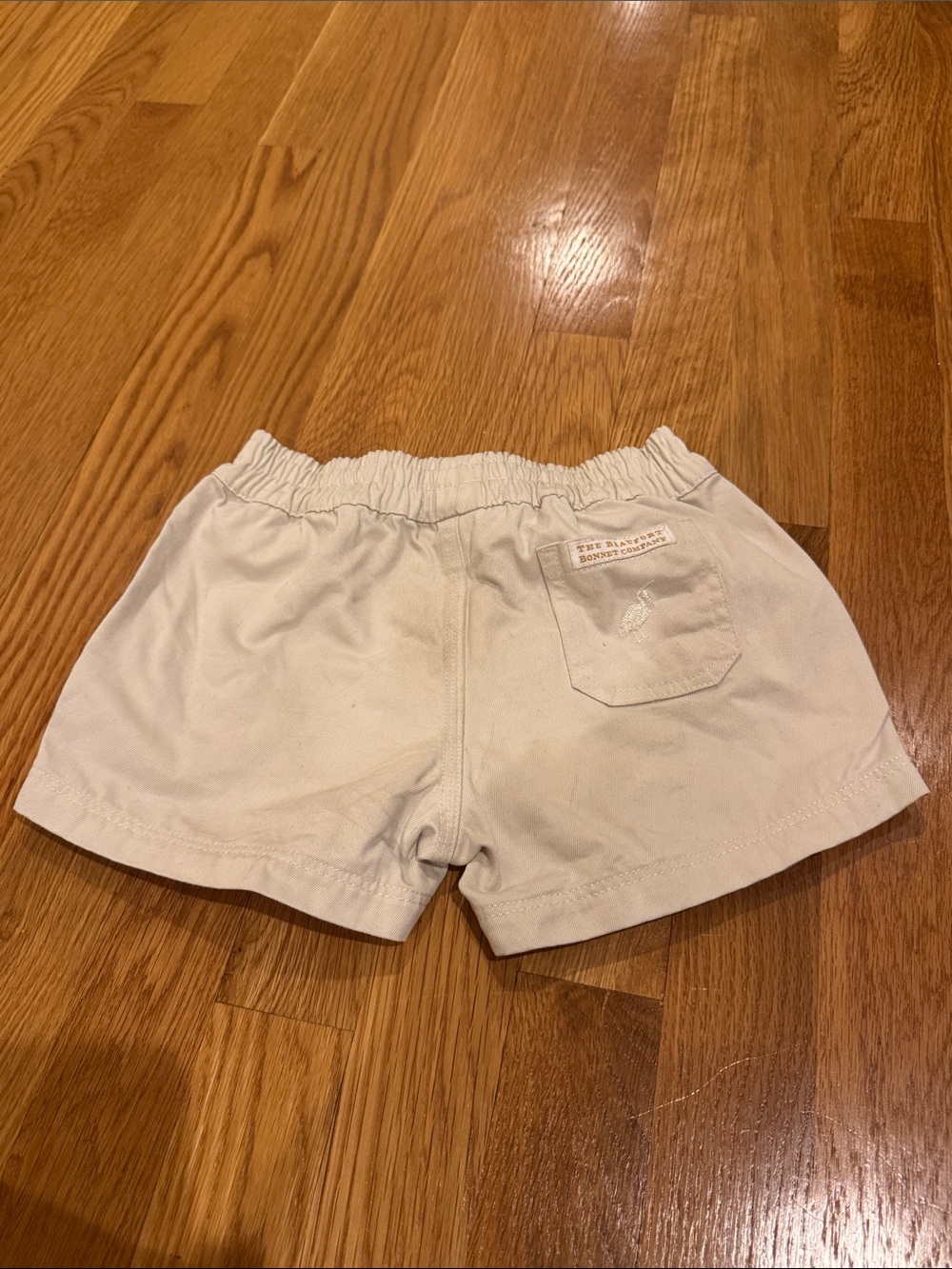 The Beaufort Bonnet Company Khaki Kids Bottoms Shorts